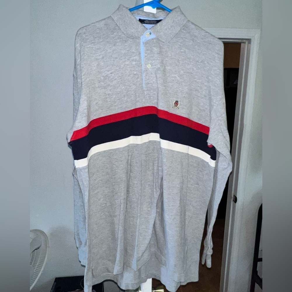 Long sleeve Tommy Hilfiger polo shirt size XL